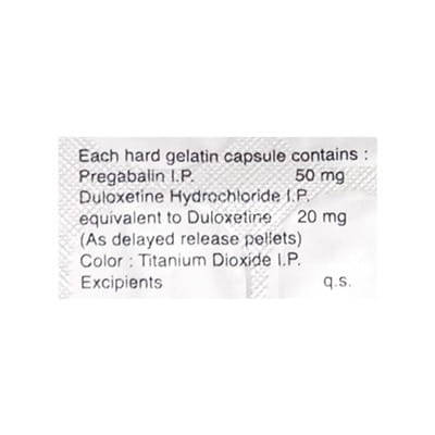 Pregalin D 50/20mg Strip Of 10 Capsules