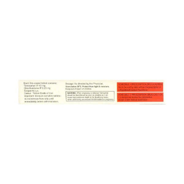 Arbitel Ct 40/6.25mg Strip Of 10 Tablets