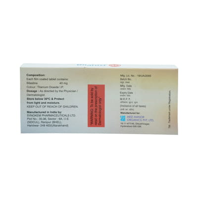 Bilahist 40mg Strip Of 10 Tablets