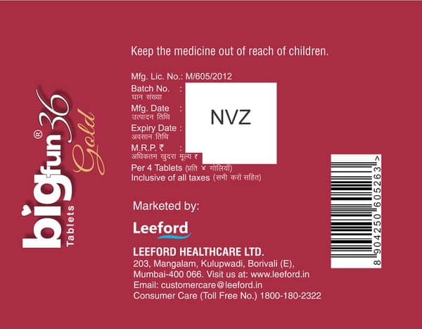 Bigfun 36 Gold Tablet