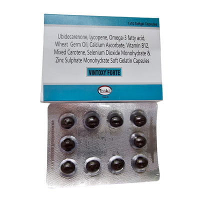 Vintoxy Forte Strip Of 10 Softgel Capsules