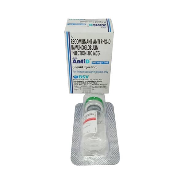 एंटी डी 300mcg/1ml इन्जेक्शन