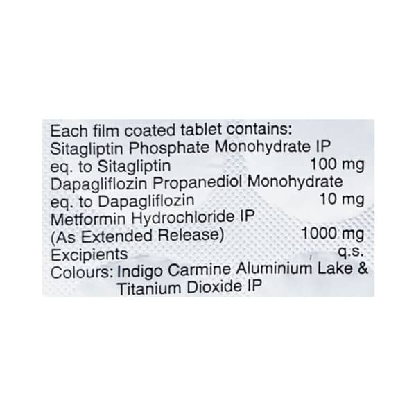 Sitara Dm 1000mg Strip Of 10 Tablets