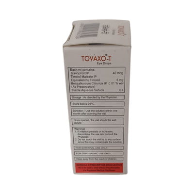 Tovaxo T Bottle Of 3ml Eye Drops