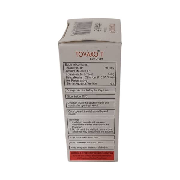 Tovaxo T Bottle Of 3ml Eye Drops