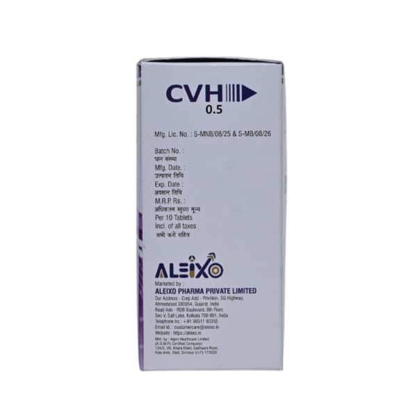 Cvh 0.5Mg Strip Of 10 Tablets