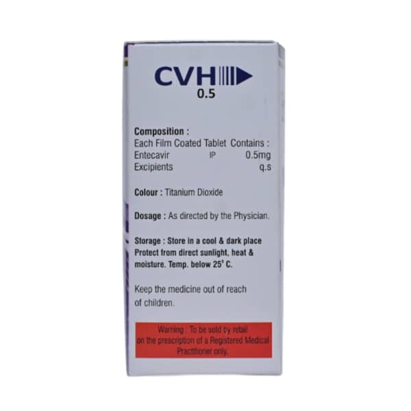 Cvh 0.5Mg Strip Of 10 Tablets