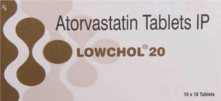 Lowchol 20mg Strip Of 10 Tablets