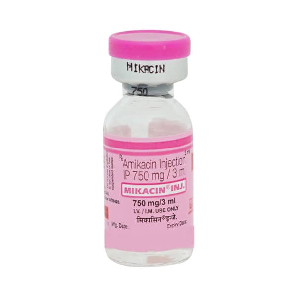 Mikacin 750mg Vial Of 3ml Injection