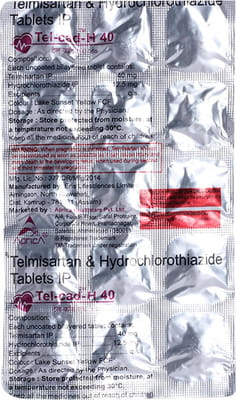 Tel Cad H 40mg Strip Of 15 Tablets