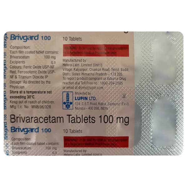 Brivgard 100mg Strip Of 10 Tablets
