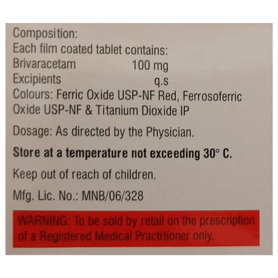 Brivgard 100mg Strip Of 10 Tablets