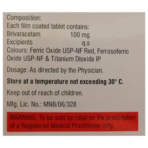 Brivgard 100mg Strip Of 10 Tablets