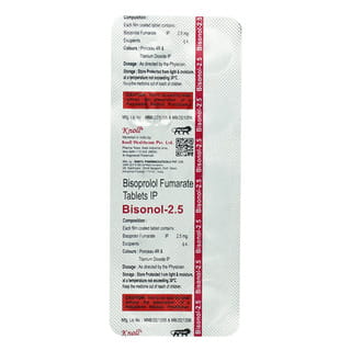 Bisonol 2.5Mg Strip Of 10 Tablets