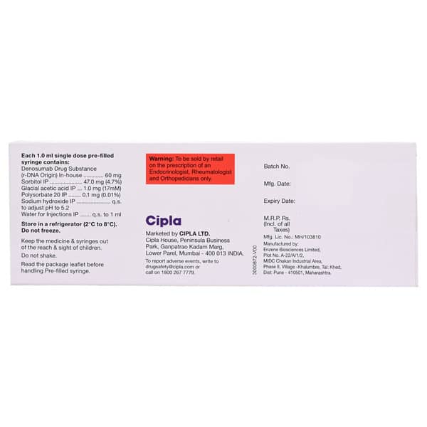 Denoci 60Mg Pre Filled Syringe Of 1Ml Solution For Injection