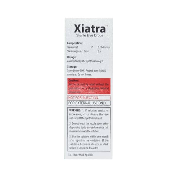Xiatra Bottle Of 3ml Eye Drops