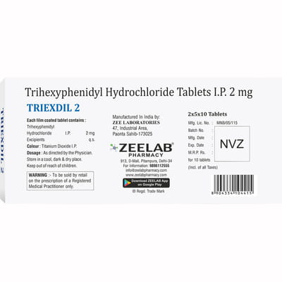 Triexdil 2mg Strip Of 10 Tablets