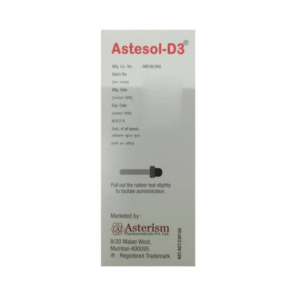 Astesol D3 Bottle Of 15Ml Oral Drops