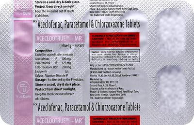 Aceclootrue Mr Strip Of 10 Tablets
