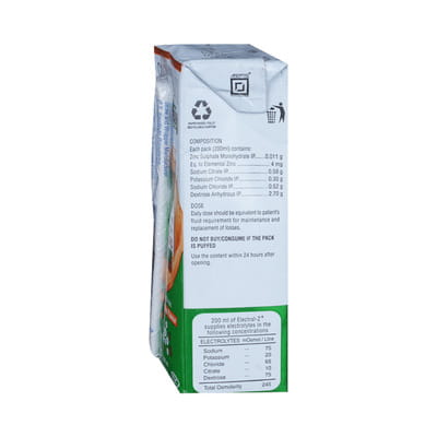Electral Z Plus Sachet Of 4.38gm Oral Powder