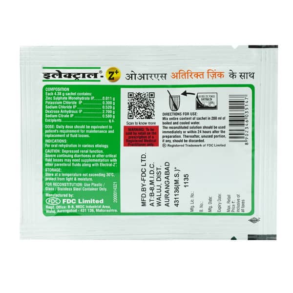 Electral-Z Plus Oral Powder
