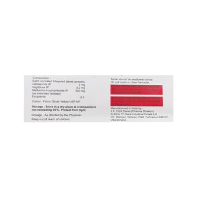 Voglistar Gm 2mg Strip Of 15 Tablets