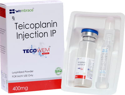 Tecowem 400mg Dry Vial Of 1 Powder For Injection