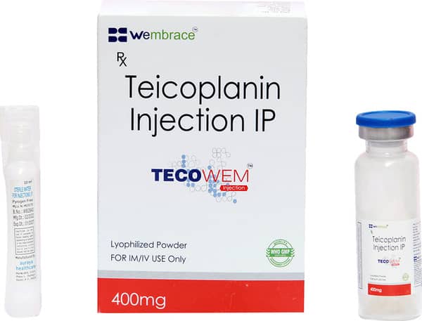 Tecowem 400mg Dry Vial Of 1 Powder For Injection