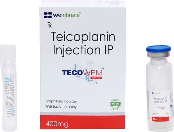 Tecowem 400mg Dry Vial Of 1 Powder For Injection