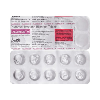 Allerblis M Strip Of 10 Tablets