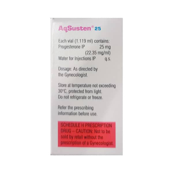 Aqsusten 25mg Vial Of 1.119ml Solution For Injection