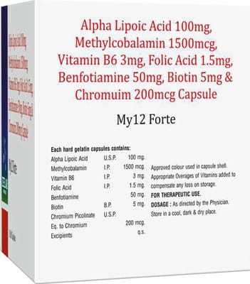 My12 Forte Strip Of 10 Capsules