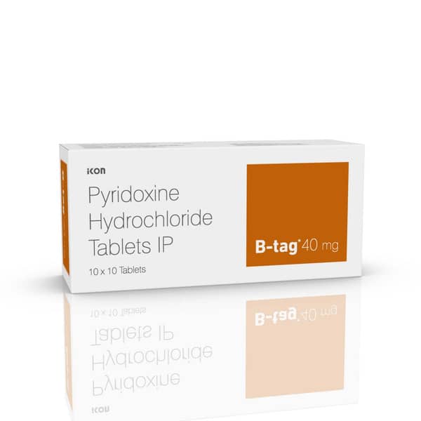 B Tag 40mg Strip Of 10 Tablets
