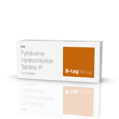 B Tag 40mg Strip Of 10 Tablets