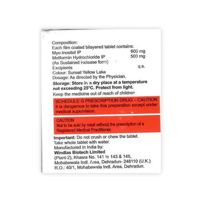 Metital Strip Of 15 Tablets