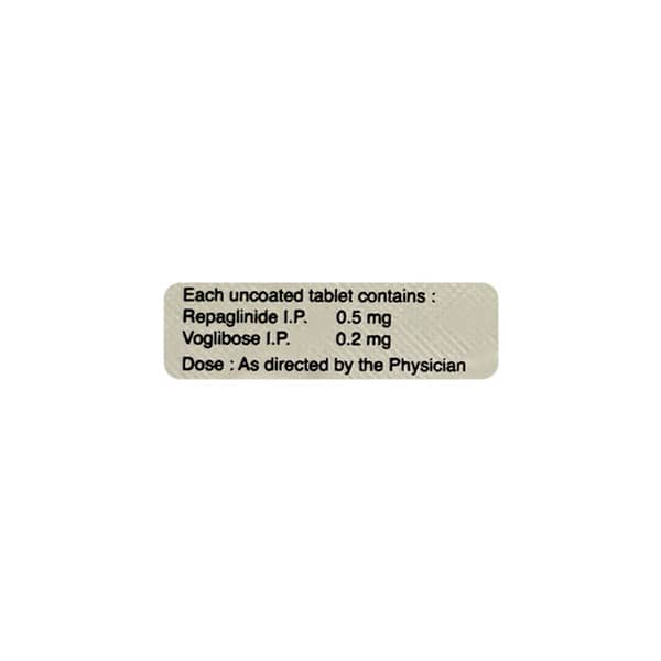 Voglitor R 0.5/0.2 Strip Of 10 Tablets