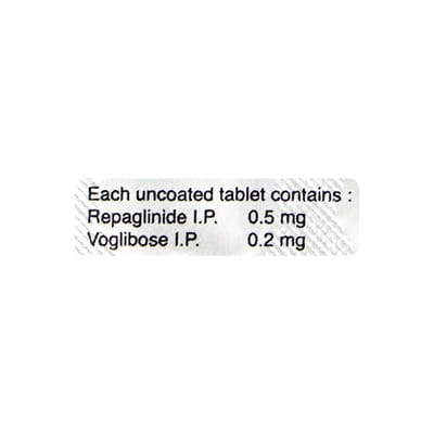 Voglitor R 0.5/0.2 Strip Of 10 Tablets