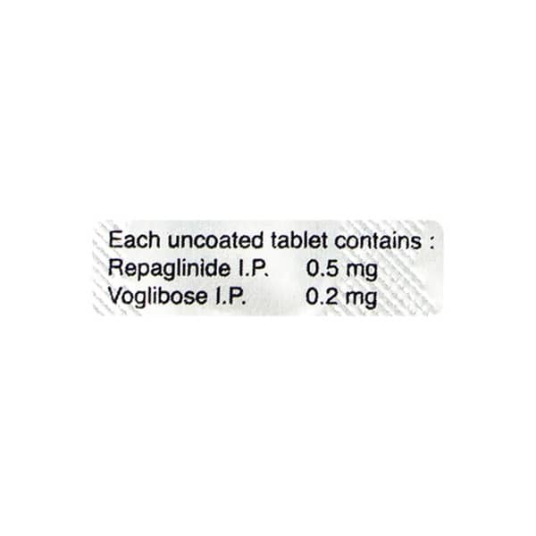 Voglitor R 0.5/0.2 Strip Of 10 Tablets