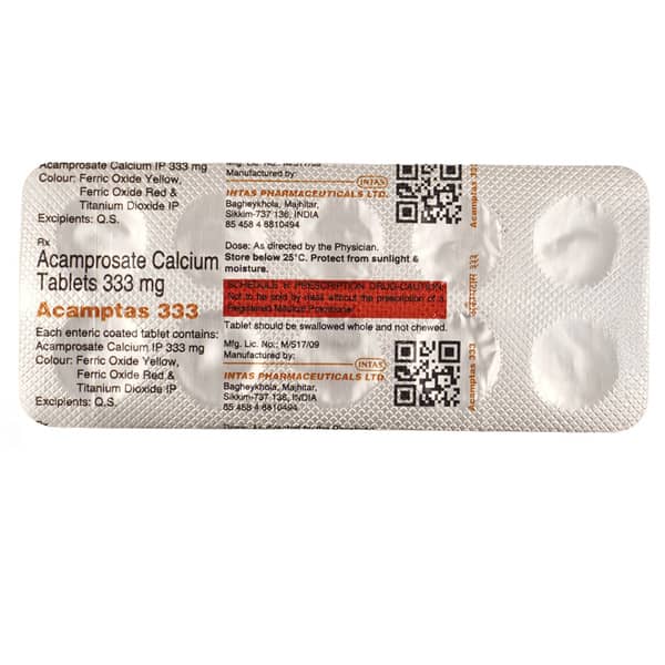 Acamptas 333mg Strip Of 10 Tablets