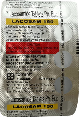 Lacosam 150mg Strip Of 15 Tablets