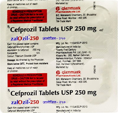 Zalozil 250mg Strip Of 6 Tablets