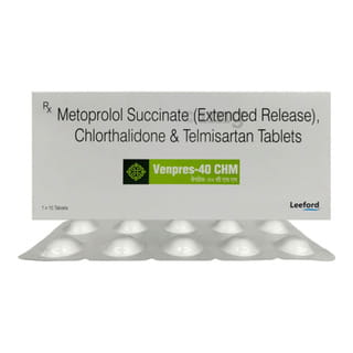 Venpres Chm 40Mg Strip Of 10 Tablets
