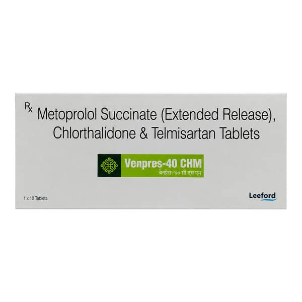 Venpres Chm 40Mg Strip Of 10 Tablets