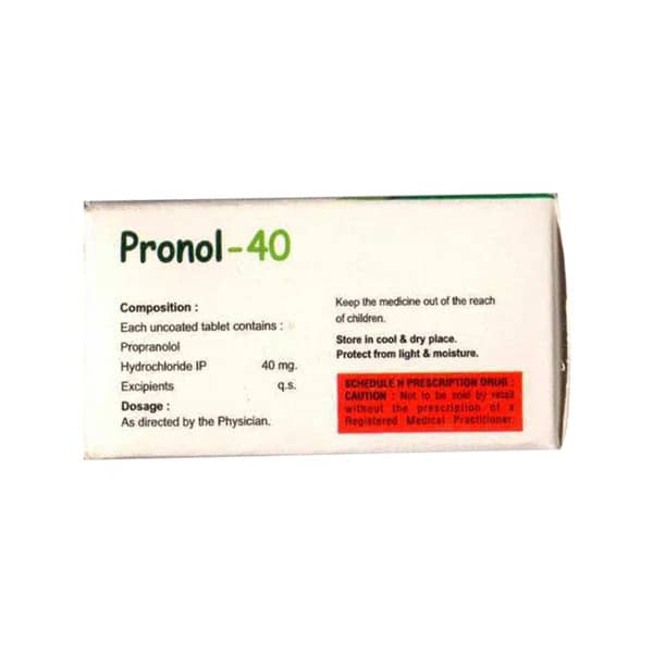 Pronol 40Mg Strip Of 15 Tablets