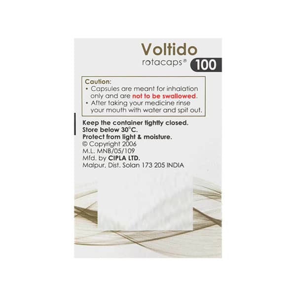 Voltido 100mcg Box Of 30 Rotacaps
