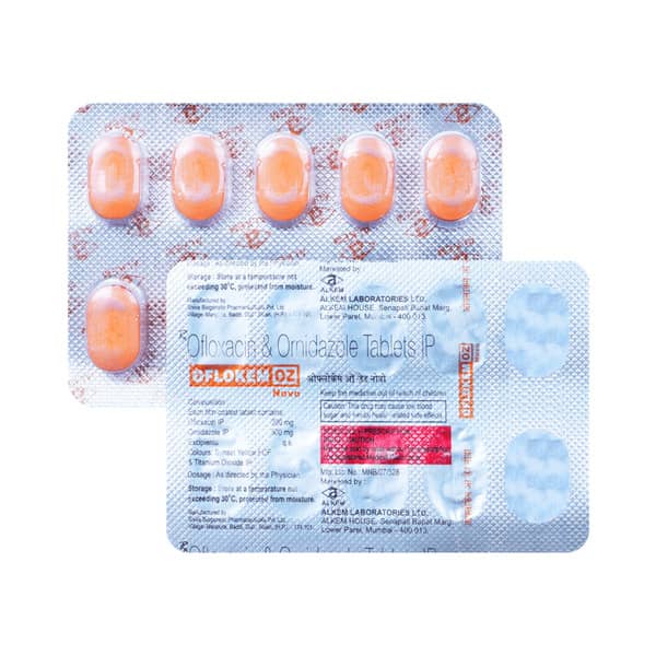Oflokem Oz Novo Strip Of 10 Tablets