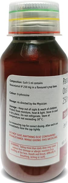 Teplota 250mg Bottle Of 60ml Suspension