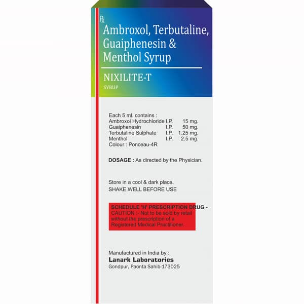 Nixilite T Bottle Of 60Ml Syrup