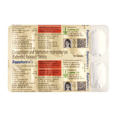 Dapaturn M 5mg Strip Of 10 Tablets