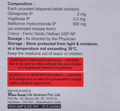 Glimfirst M 2mg Strip Of 15 Tablets
